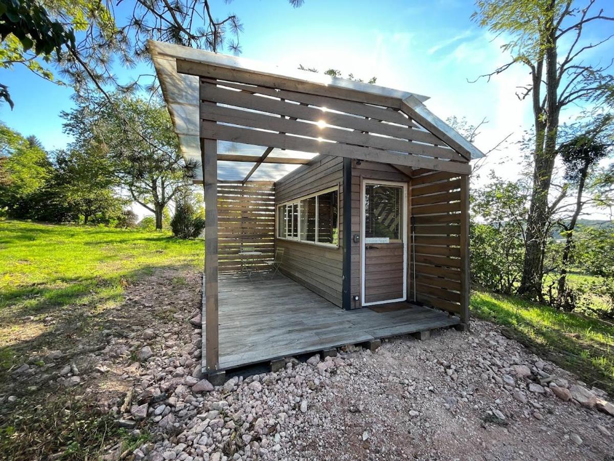 La Cabane Du Champ Du Possible Uxeau Exteriör bild
